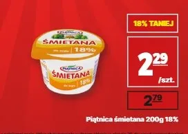 Śmietana Piątnica 18% promocja w API Market