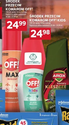 Środek przeciw komarom OFF! promocja w Stokrotka