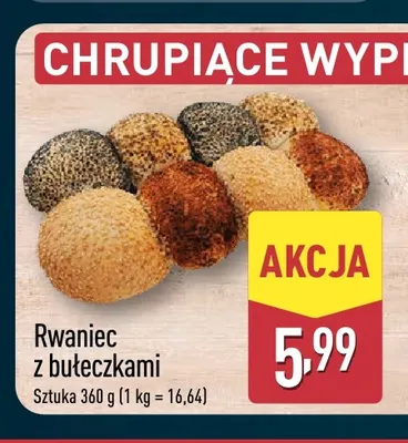 Rwaniec z bułeczkami promocja w Aldi