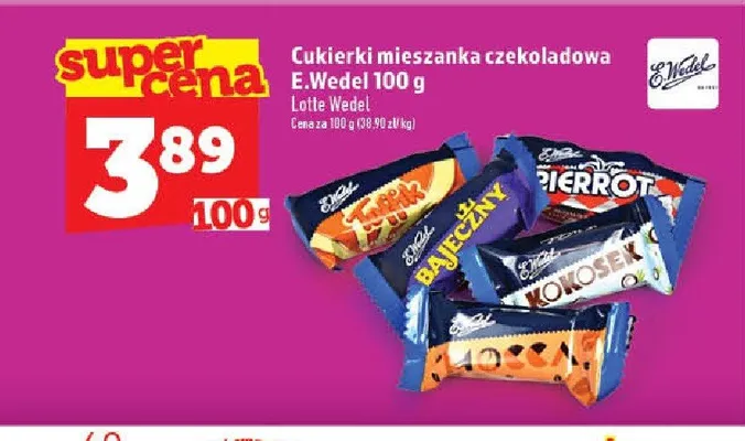 Cukierki mieszanka czekoladowa E.Wedel Mocca promocja w TOPAZ