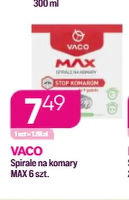 Spirale na komary Vaco Max promocja w Drogerie Koliber
