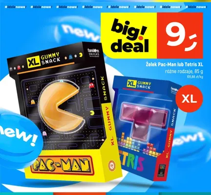 Żelek Tetris XL Fandom Snacks promocja w Dealz
