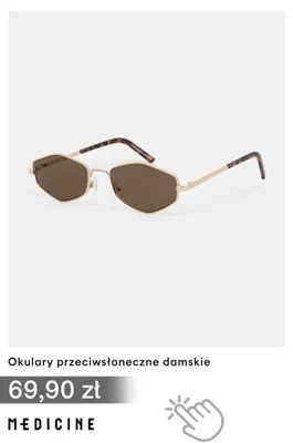 Okulary przeciwsłoneczne damskie Medicine promocja w Medicine
