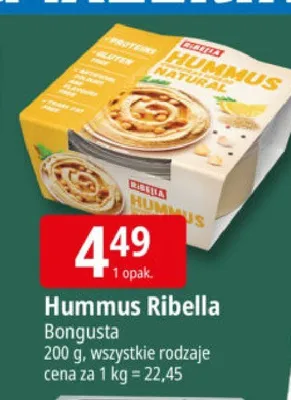 Hummus Ribella promocja w Leclerc
