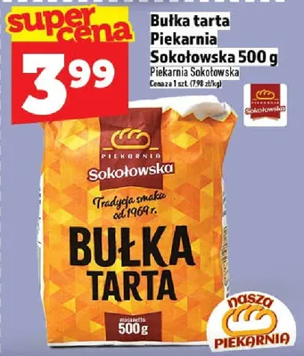 Bułka tarta Piekarnia Sokołowska promocja w TOPAZ
