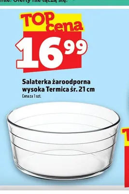 Salaterka żaroodporna wysoka Termica śr. 21 cm promocja w TOPAZ