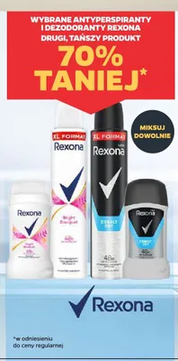 Antyperspirant w sprayu Rexona Men Cobalt Dry promocja w Netto