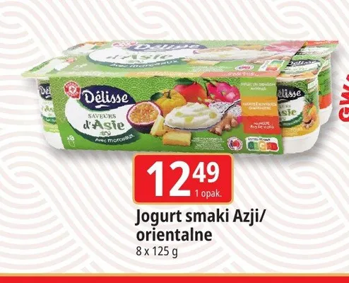 Jogurt smaki orientalne Délisse promocja w Leclerc