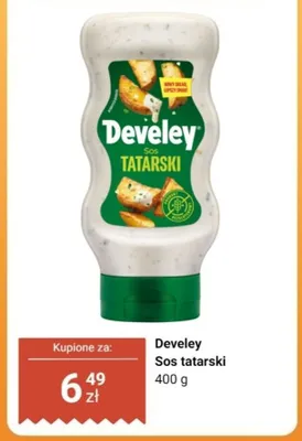 Sos tatarski Develey promocja w Dino