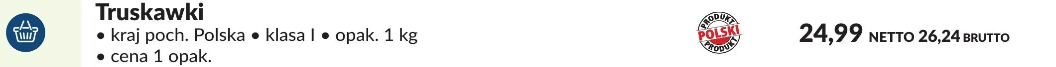 Truskawki promocja w Makro