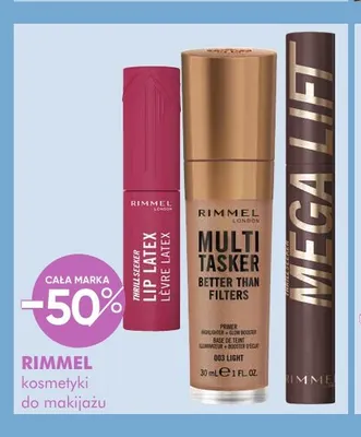 Kosmetyki do makijażu Rimmel promocja w Super-Pharm