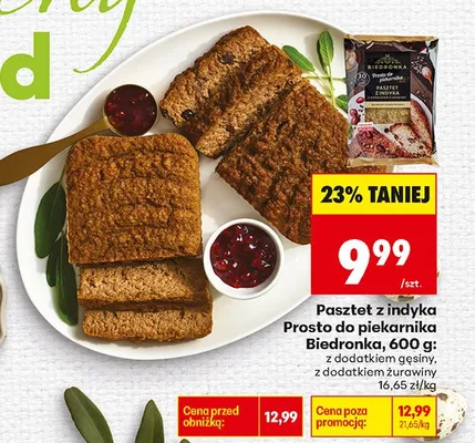 Pasztet z indyka z dodatkiem gęsiny Biedronka promocja w Biedronka