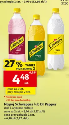 Napój Schweppes Wild Berry promocja w Auchan
