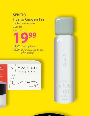Mgiełka do ciała Sentio Hyang Garden Tea promocja w Hebe