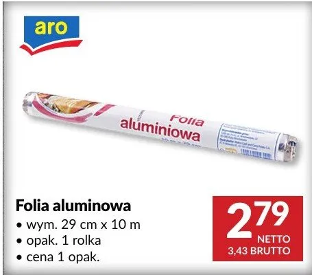 Folia aluminiowa promocja w Makro
