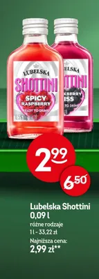 Likier Lubelska Shottini Blackberry Ice promocja w Żabka