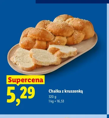 Chałka z kruszonką promocja w Lidl