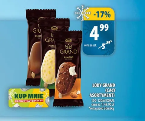Lody Grand promocja w Arhelan