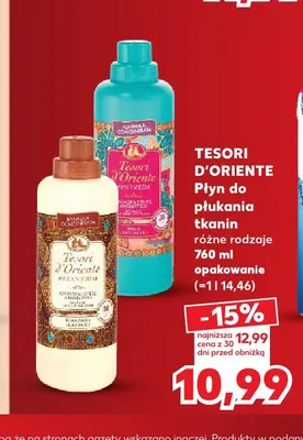 Płyn do płukania tkanin Tesori d'Oriente Byzantium promocja w Kaufland
