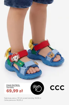 Sandały Paw Patrol promocja w CCC