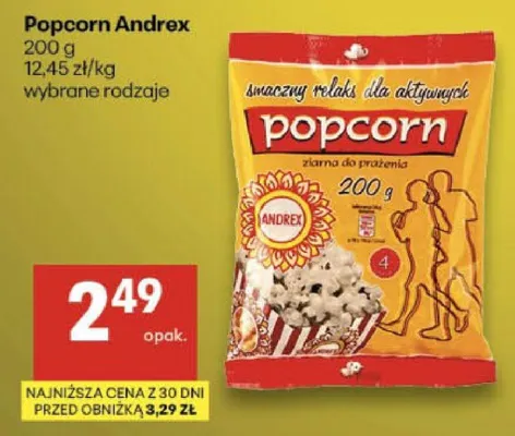 Popcorn promocja w Delikatesy Centrum