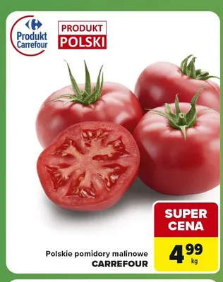 Pomidory malinowe Carrefour promocja w Carrefour Express