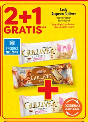 Lody Augusto Gulliver Supreme Raspberry & Mascarpone promocja w POLOmarket