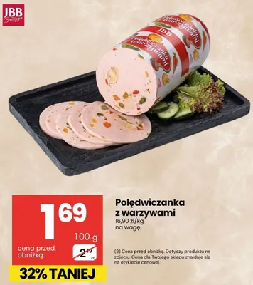 Polędwiczanka z warzywami promocja w Delikatesy Centrum