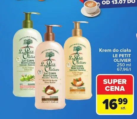 Krem do ciała Le Petit Olivier promocja w Carrefour Market