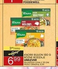 Bulion Knorr 180g promocja w Wafelek