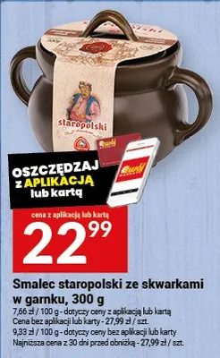 Smalec staropolski ze skwarkami w garnku promocja w Twój Market