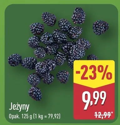 Jeżyny promocja w Aldi