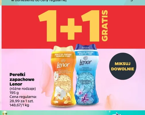 Perełki zapachowe Lenor promocja w Netto