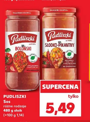 Sos boloński Pudliszki promocja w Kaufland