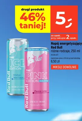 Napój energetyzujący Red Bull różne rodzaje promocja w Dealz
