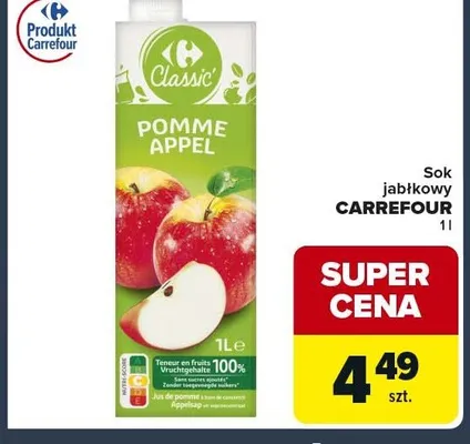 Sok jabłkowy promocja w Globi
