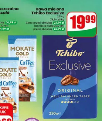 Kawa mielona Tchibo Exclusive promocja w Dino
