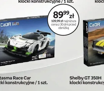 Klocki konstrukcyjne CaDA Fantasma Race Car promocja w Empik