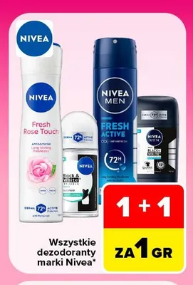 Dezodorant Nivea Men Fresh Active promocja w Carrefour Market