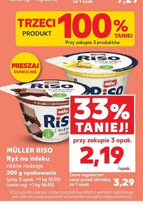 Ryż na mleku MÜLLER RISO promocja w Kaufland