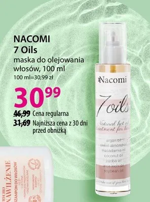 Maska do olejowania włosów NACOMI 7 Oils promocja w Hebe