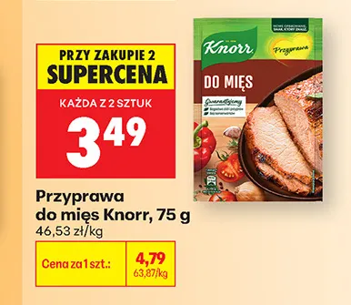Przyprawa do mięs Knorr promocja w Biedronka