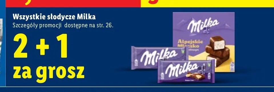 Ciastka Milka promocja w Lidl