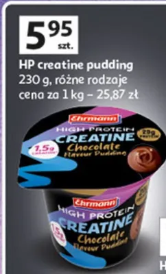 HP creatine pudding, różne rodzaje promocja w Auchan