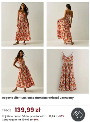 Sukienka damska Regatta Life Perissa promocja w Regatta