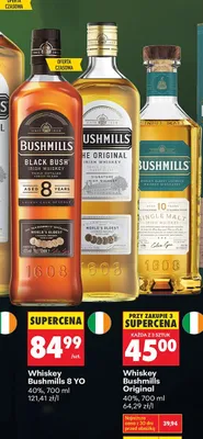 Whiskey Bushmills 8 YO promocja w Biedronka
