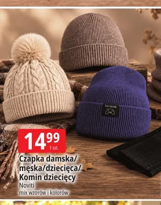 Czapka damska Noviti promocja w Leclerc