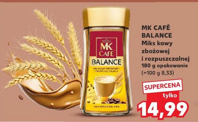 Miks kawy zbożowej i rozpuszczalnej Balance promocja w Kaufland