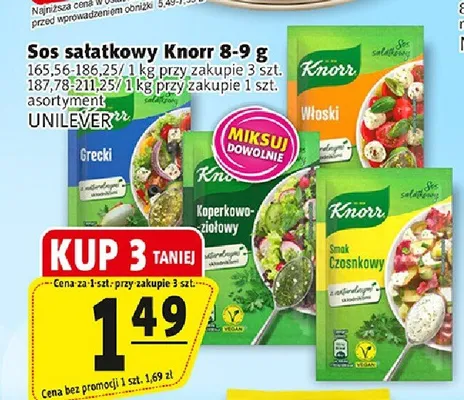 Sos sałatkowy Knorr promocja w Prim Market