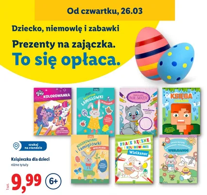 Książeczka dla dzieci różne tytuły promocja w Lidl